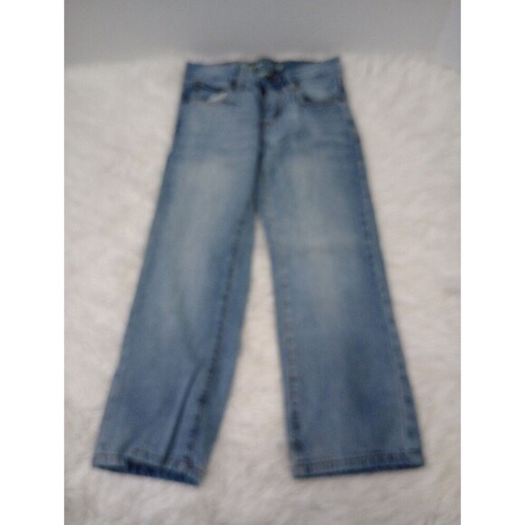 Lot 2 Pair Boys Rustic/Cargo Wrangler  Adjustable Waist  Jeans Size 8 - Picture 5 of 9